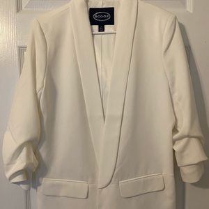 Scoop white blazer